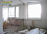 první dny při kompletní rekonstrukci bytu